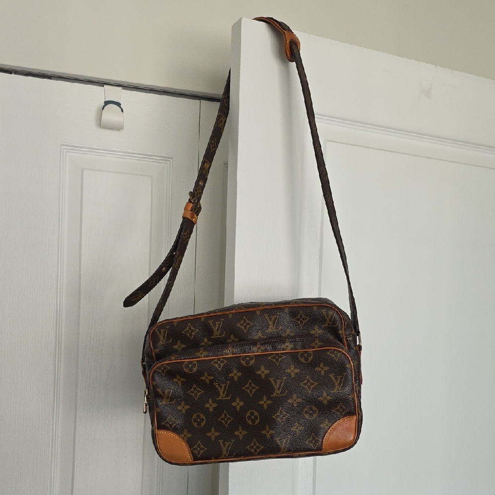 Louis Vuitton Monogram Crossbody in Brown and Tan